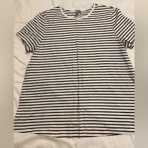 ASOS basic striped maternity t shirt shirt